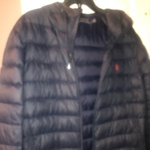 Men’s Polo quilted hooded jacket